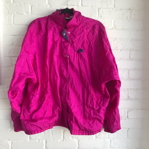 Nike Jackets & Blazers - Nike Pink Vintage Windbreaker Jacket sZ Large